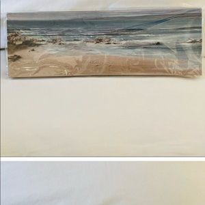 Beach scene canvas wall art